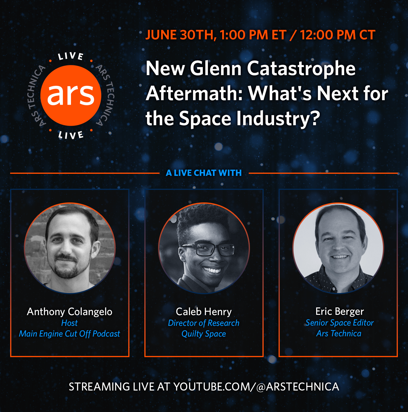 Ars Live: What's the latest in the aftermath of the New Glenn catastrophe?