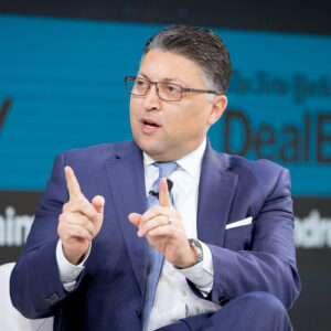 Makan Delrahim speaks onstage on November 6, 2019.