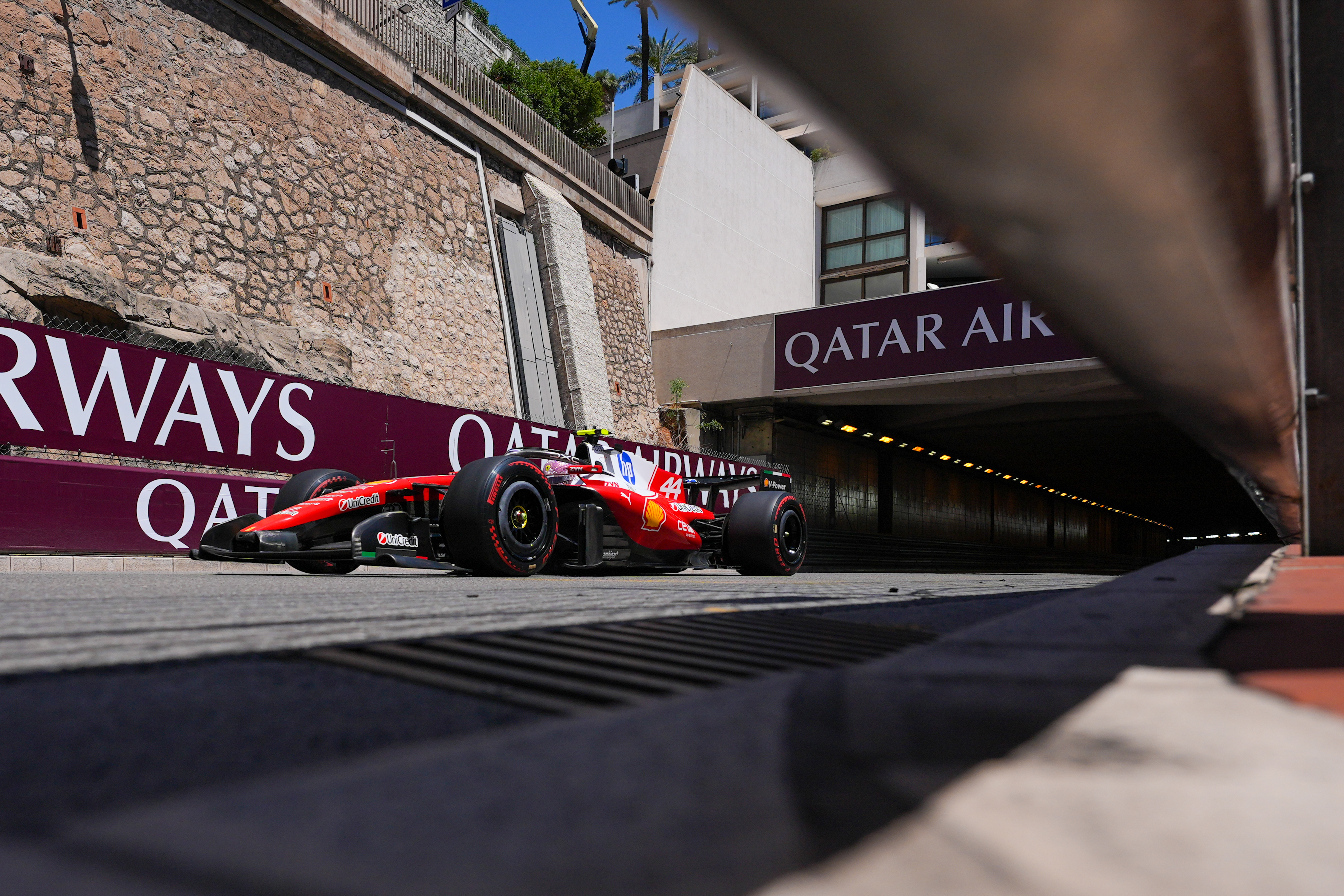 Lewis Hamilton of the United Kingdom drives the (44) Scuderia Ferrari HP SF-26 Ferrari during the Formula 1 Louis Vuitton Grand Prix de Monaco 2026 in Monte Carlo, Monaco, on June 6, 2026. (Photo by Alessio Morgese/NurPhoto via Getty Images)