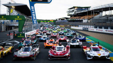 LE MANS, FRANCE - JUNE 9: The line up of cars photograph during previews ahead of the Le Mans 24 Hours at the Circuit de la Sarthe on June 9, 2026 in Le Mans, France. (Photo by James Moy Photography/Getty Images)