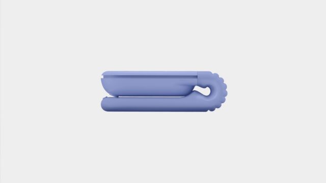 Profile view of the Mobi Fold when folded