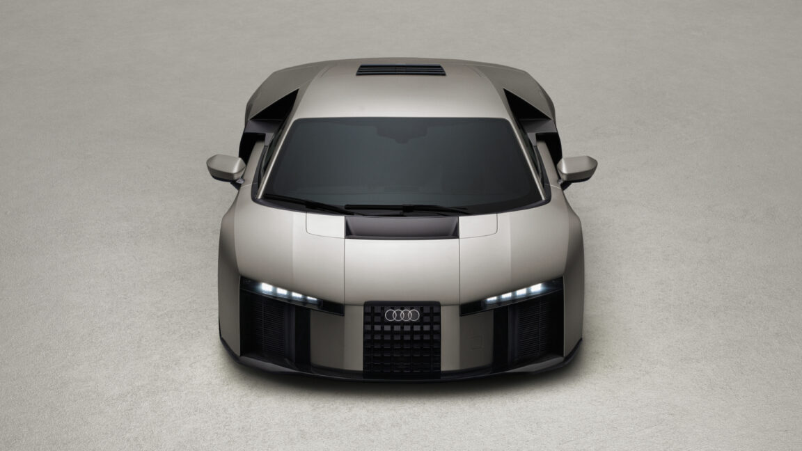 Not the next R8? Audi reveals mid-engined plug-in hybrid V8 Nuvolari.