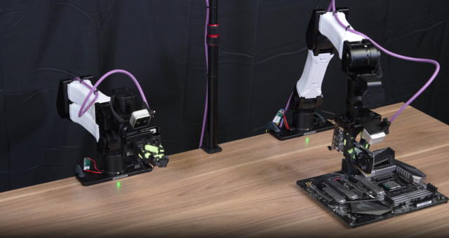 AI coding agents taught robots how to install GPUs and cut zip ties