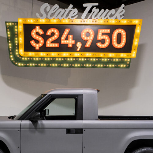 Underpromise, overdeliver? Hands-on with the $24,950 Slate auto.