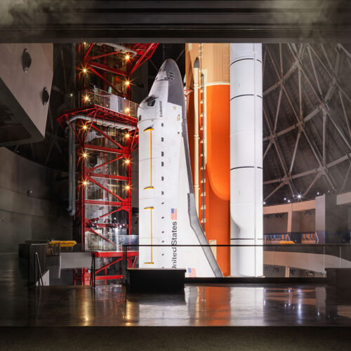 November launch set for space shuttle Endeavour's towering display
