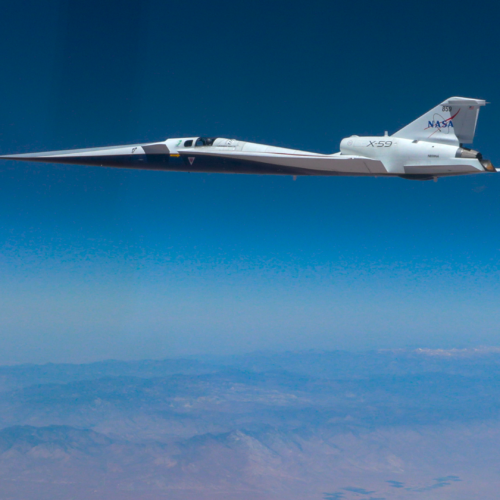 NASA's X-59 "frankenjet" tests supersonic flight without the sonic boom