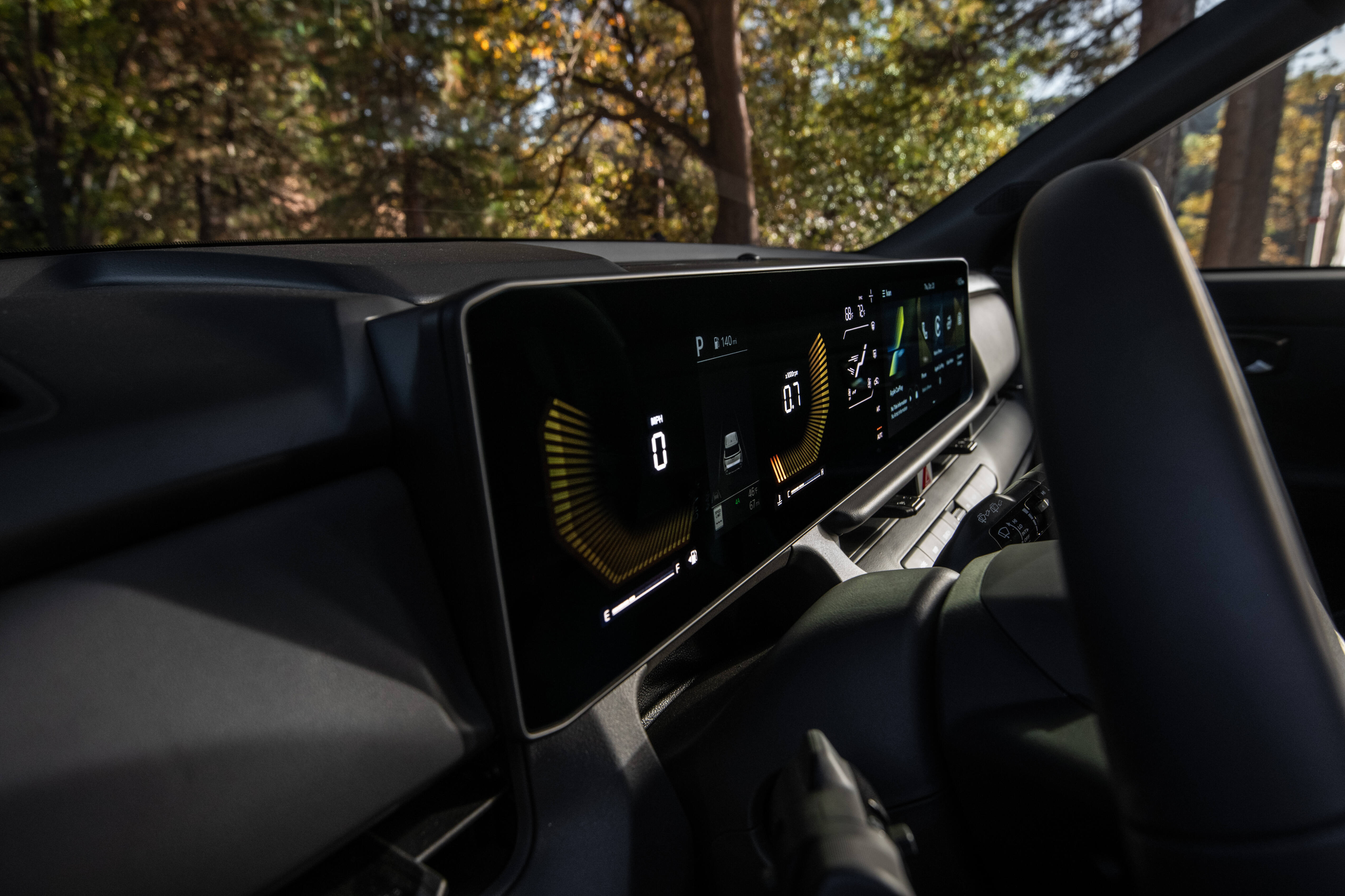 Kia Seltos main instrument display.