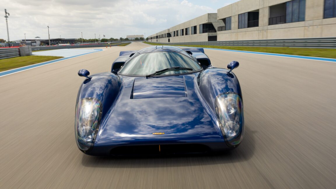 This race car is made from plant fibers, volcanoes ... and seawater?