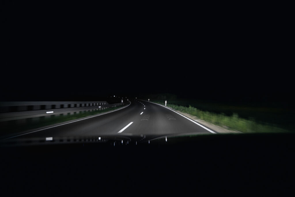 Digital Matrix LED headlights: Orientation light