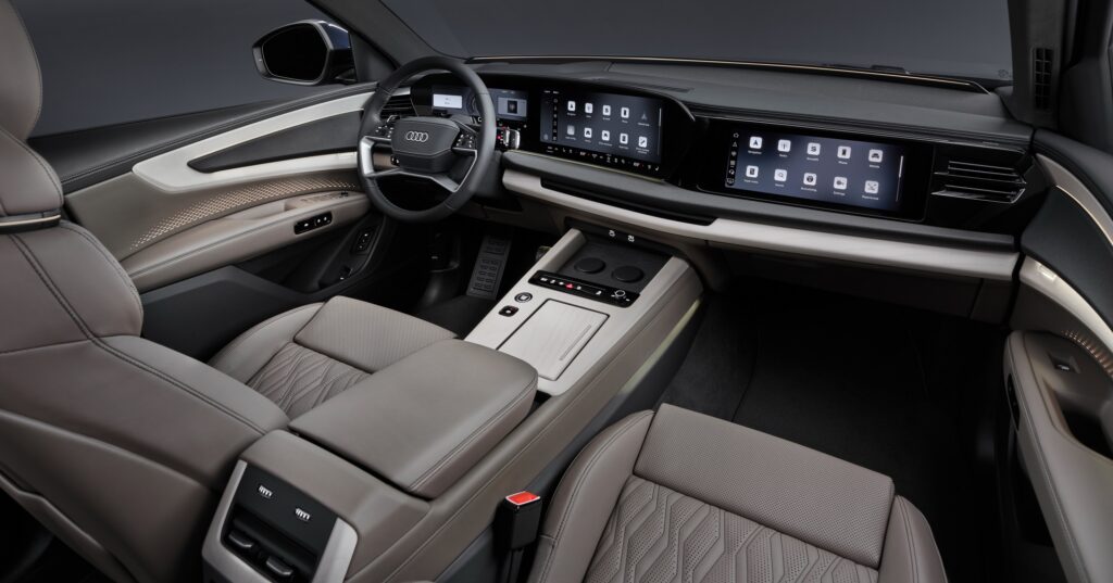 The Audi Q9 interior