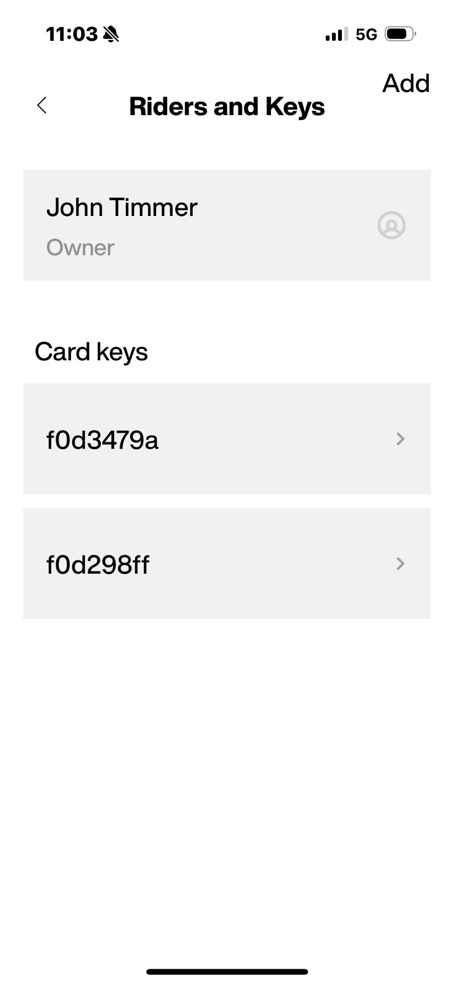 Quản lý thẻ NFC trên ứng dụng