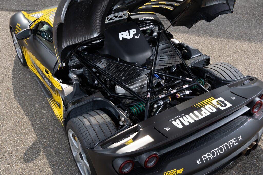 An engine bay