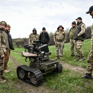 Ukrainian drones deliver robots directly into battle by sea and air