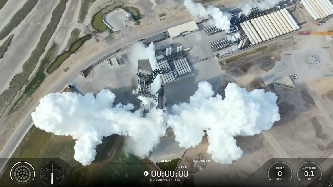 T-Zero Starship launch aborted after problem during engine startup sequence “Now offloading propellant. Next launch attempt hopefully in a few days.” Stephen Clark – Jul 17, 2026 2:02 AM | 0