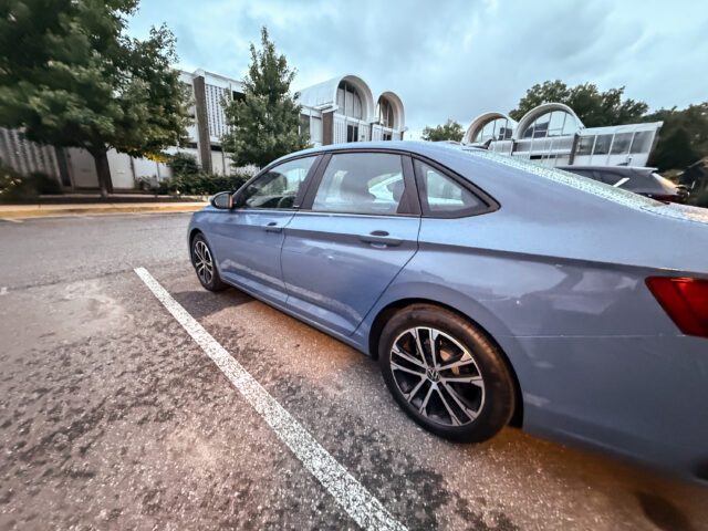 VW Jetta from the side