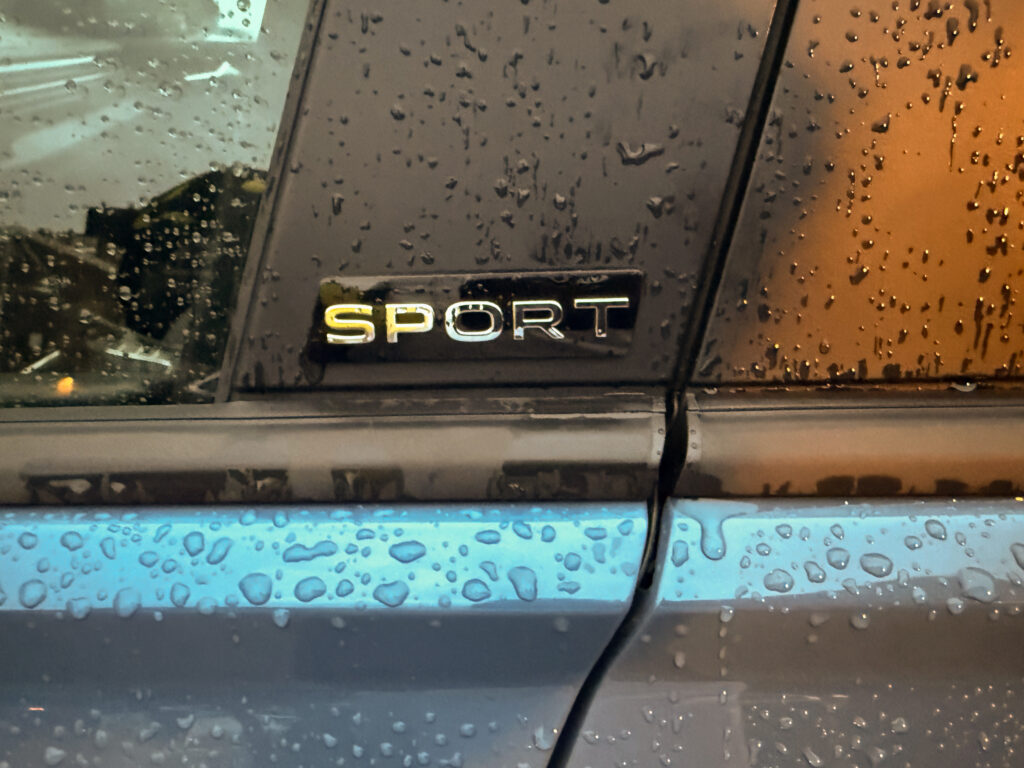 VW Jetta Sport badge
