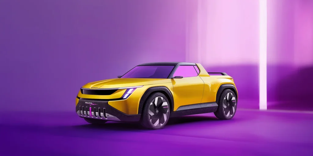 A sketch of a modern Skoda Felicia Fun