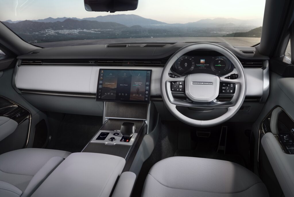 Range Rover EV interior