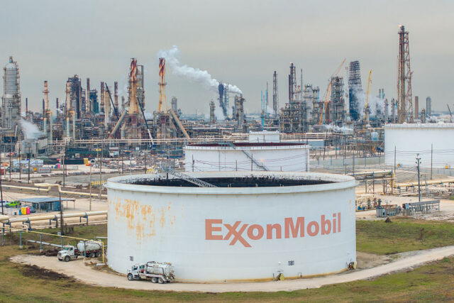 ExxonMobile refinery in Baytown, TX
