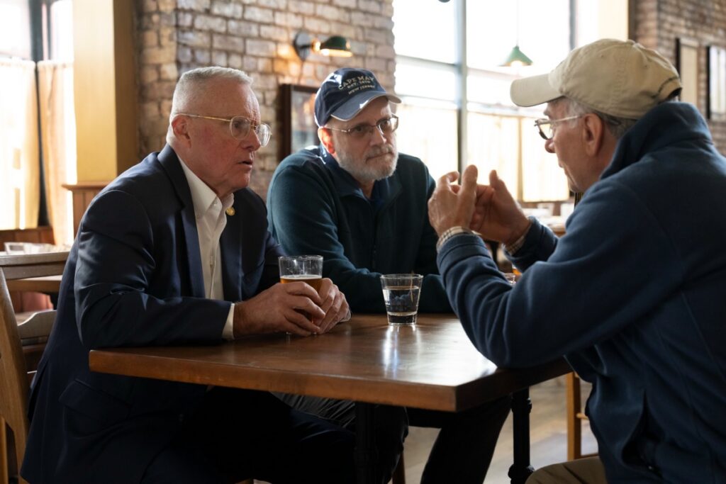 John Paczkowski, George Phoenix and Jan Demczur, who used to work in the North Tower of the World Trade Center and were stuck in an elevator together on 9/11, discuss the events of that day.