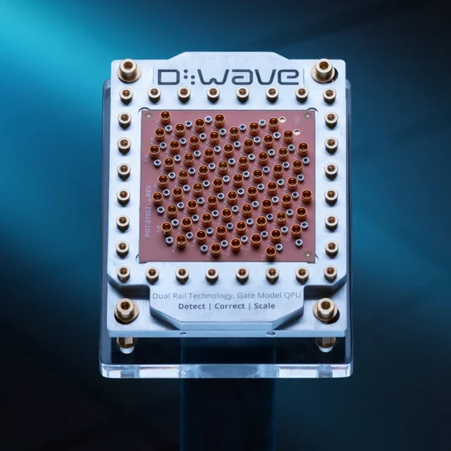 Hình ảnh cấu trúc phần cứng dual-rail qubit
