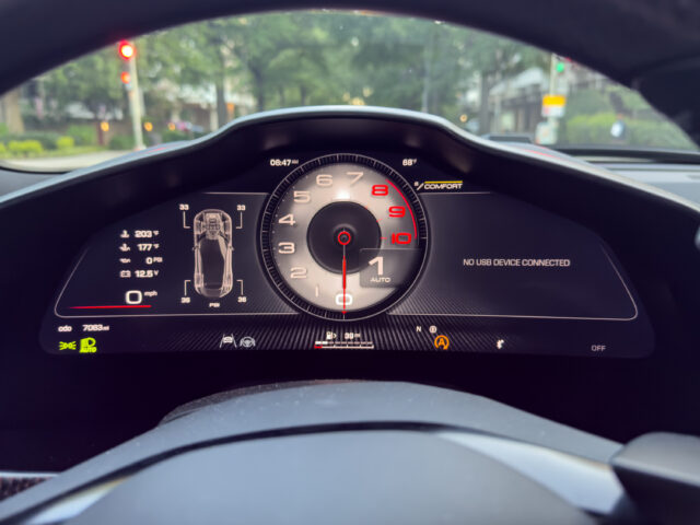 Ferrari Purosangue main display