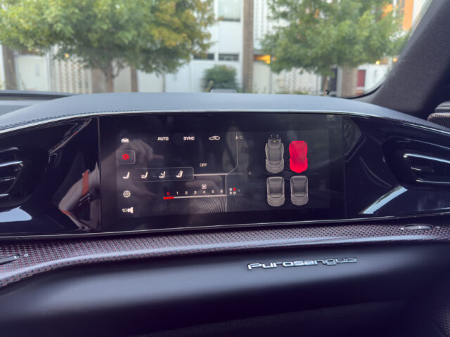 Ferrari Purosangue passenger screen