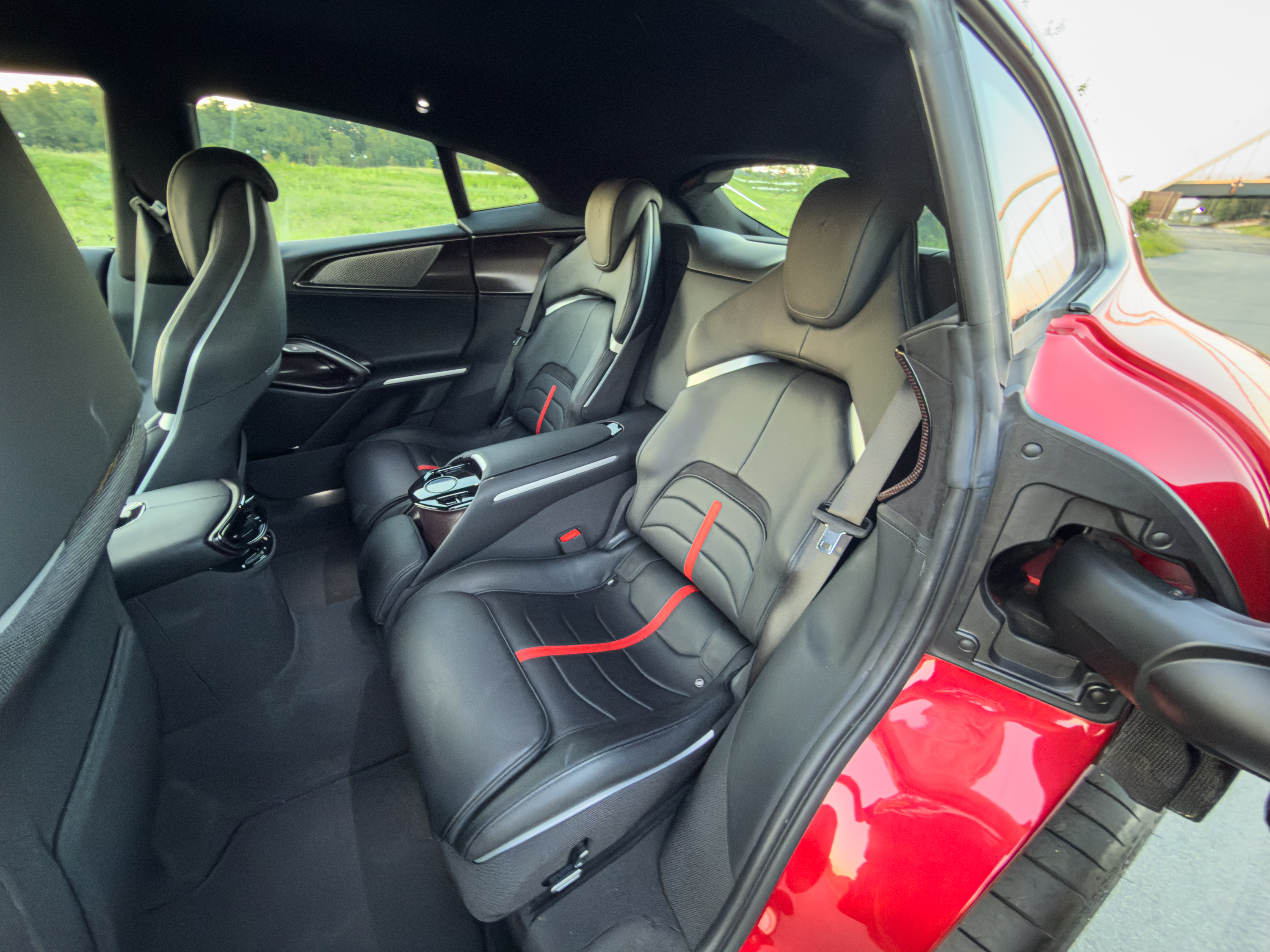 Ferrari Purosangue rear seats.