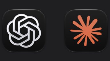 ChatGPT and Claude's macOS application icons