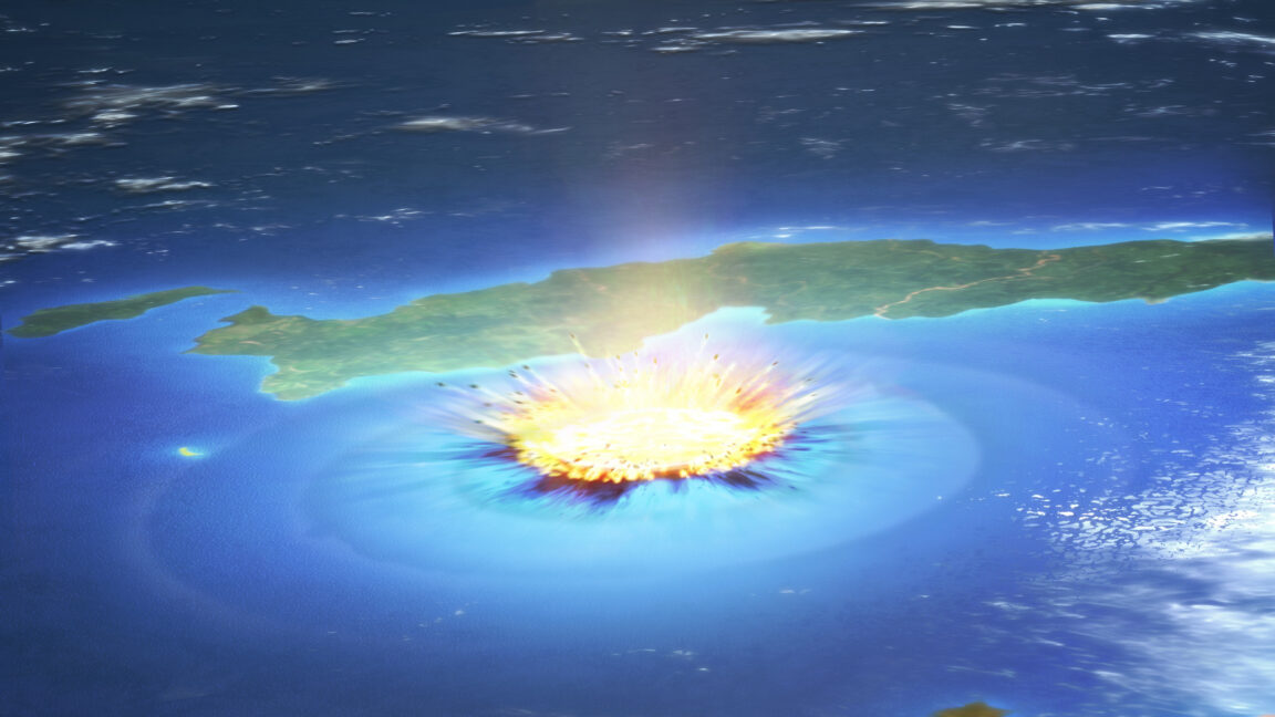 Dinosaur-killing impact crater might have been teeming with life