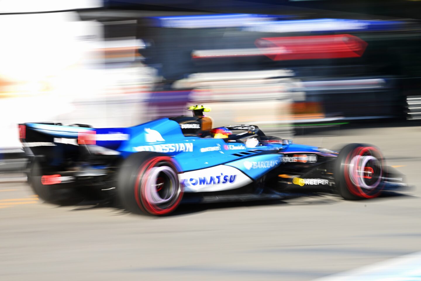  Carlos Sainz of Spain driving the (55) Williams FW48 Mercedes in the Pitlane during the F1 Grand Prix of Azerbaijan at Baku City Circuit on September 26, 2026 in Baku, Azerbaijan. (Photo by Rudy Carezzevoli/Getty Images)