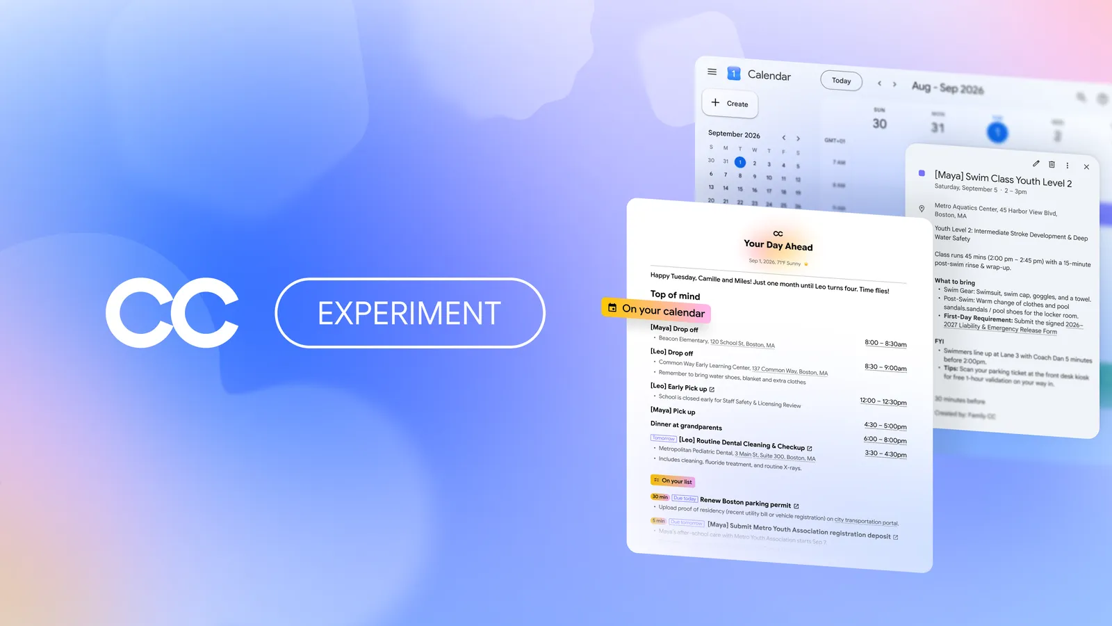 Google unveils experimental CC AI agent for families