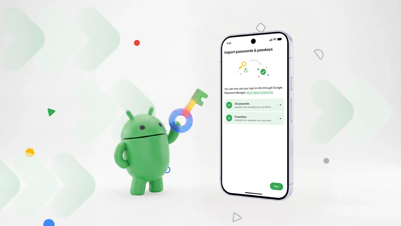 Android can now securely migrate your logins between password managers