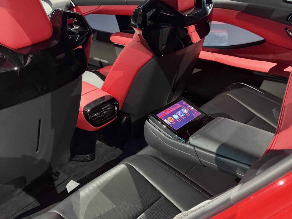 Exobot sedan back seats