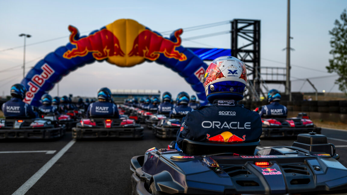 The world’s best racing driver is about to race 100 karts at once