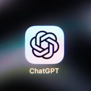 ChatGPT application icon displayed on a smartphone screen