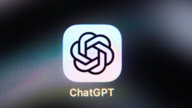 ChatGPT application icon displayed on a smartphone screen