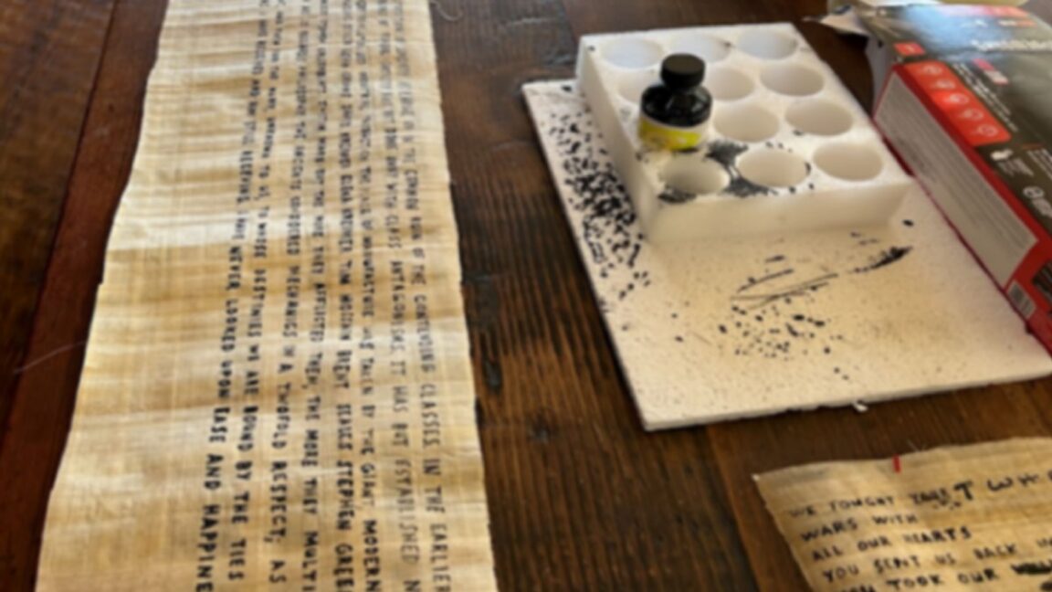 Why researchers made their own model Herculaneum scrolls
