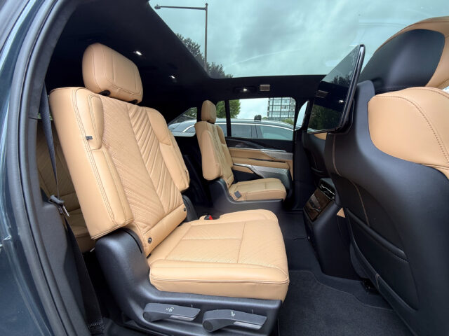 Middle row of the Cadillac Escalade IQ