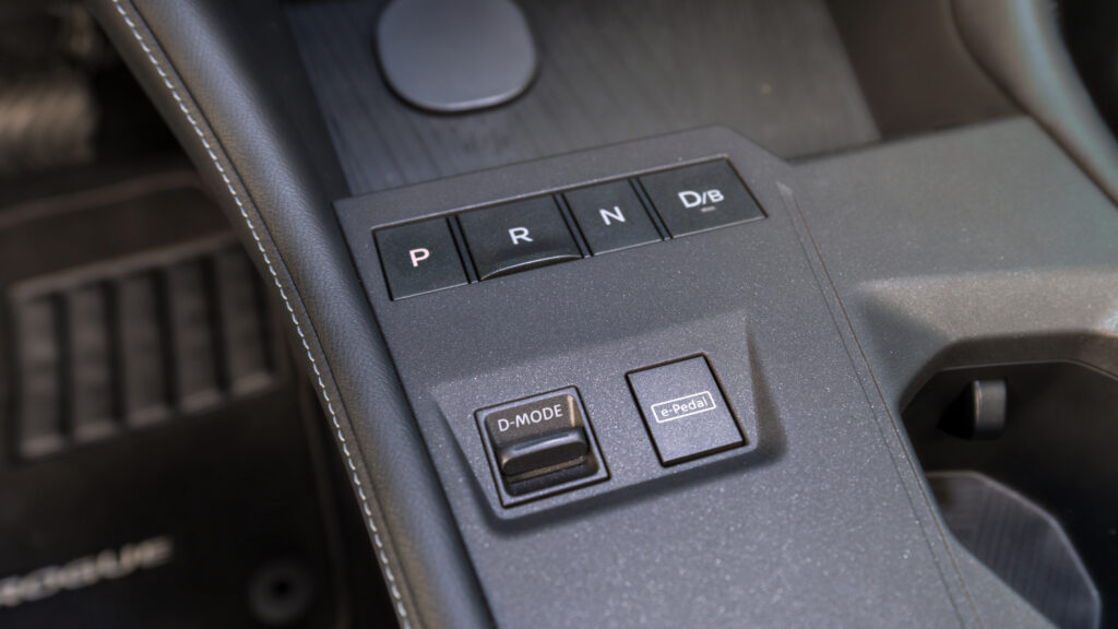 2027 Nissan Rogue Hybrid buttons.