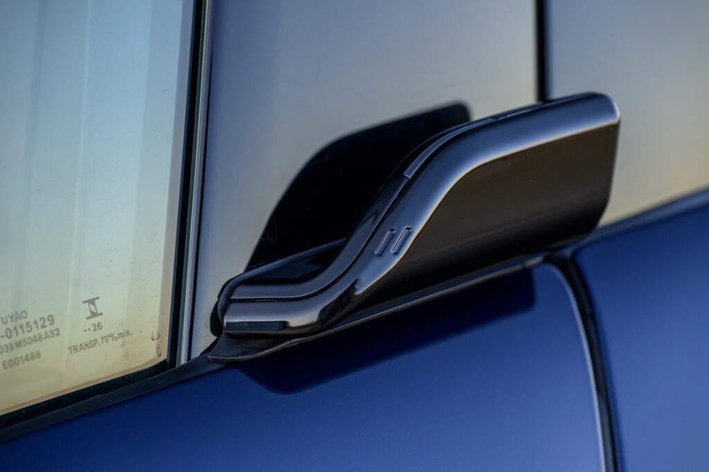 BMW X5 door handles.
