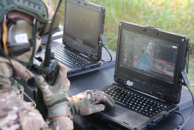 Buntar Aerospace's AI-driven Copilot software helps manage drone missions. The company's drone can integrate Starlink but has alternative communication systems too.