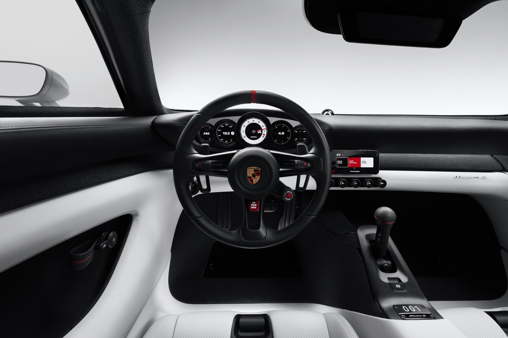 Porsche Mission S cockpit