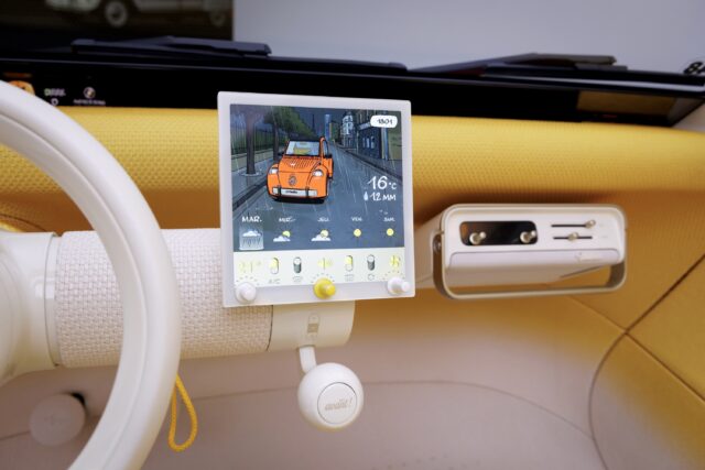 Citroen 2 CV concept interior details