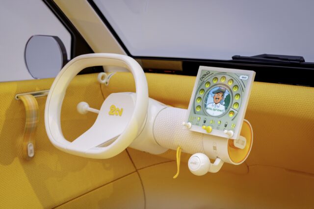 Citroen 2 CV concept interior details