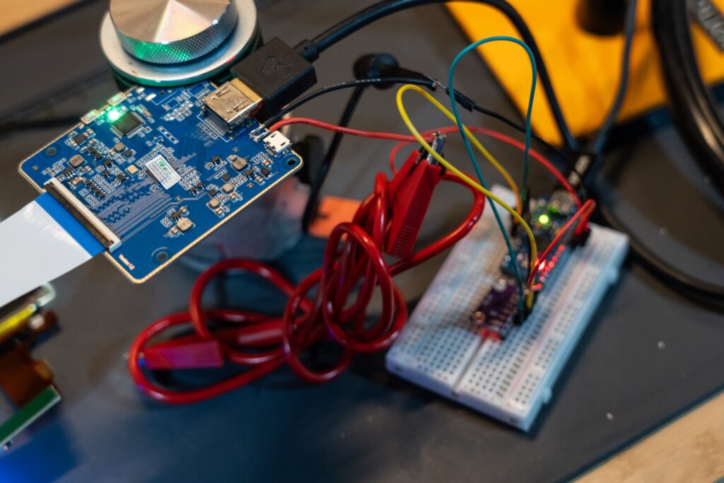 A board and some cables