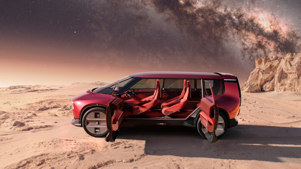 Renault E-Space concept with open doors
