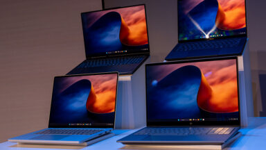 The Microsoft Surface Laptop Ultra during an event in San Francisco, California, US, on Wednesday, Oct. 7, 2026.