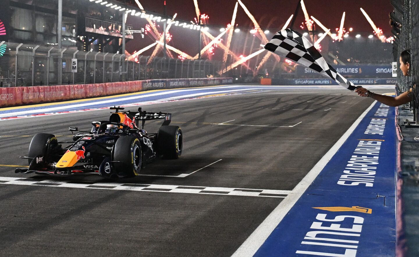 Max Verstappen at the F1 Grand Prix of Singapore