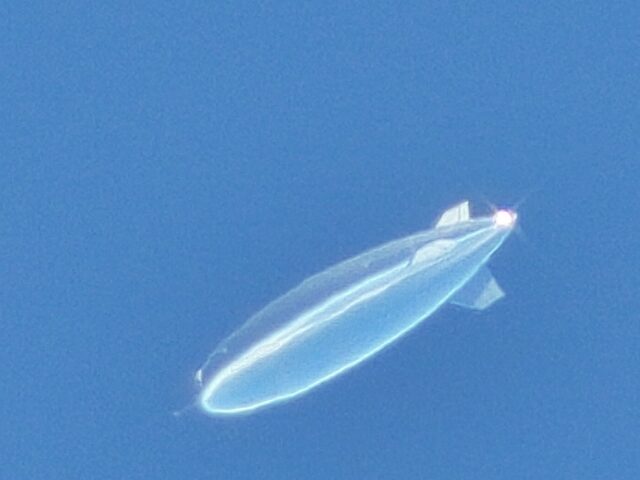 Sceye's high altitude platform system (HAPS) seen above Japan during testing as a cell tower in the sky.